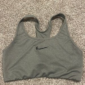 nike grey women’s sport bra